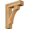 Ekena Millwork Legacy Block Rough Sawn Bracket w/ Offset Brace, Western Red Cedar, 8"W x 28"D x 36"H BKT0806X28X36LEC05RWR - alternate 1